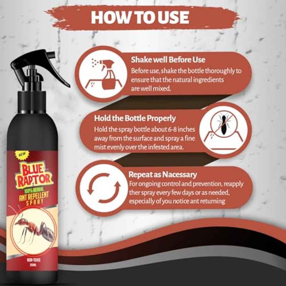 Shadow Securitronics Blue Raptor Ant Repellent Spray