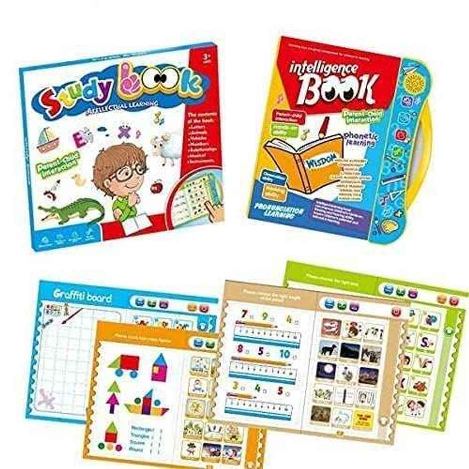 Storio Intelligence English Sound Book for Kids | Alphabet & Words Learning