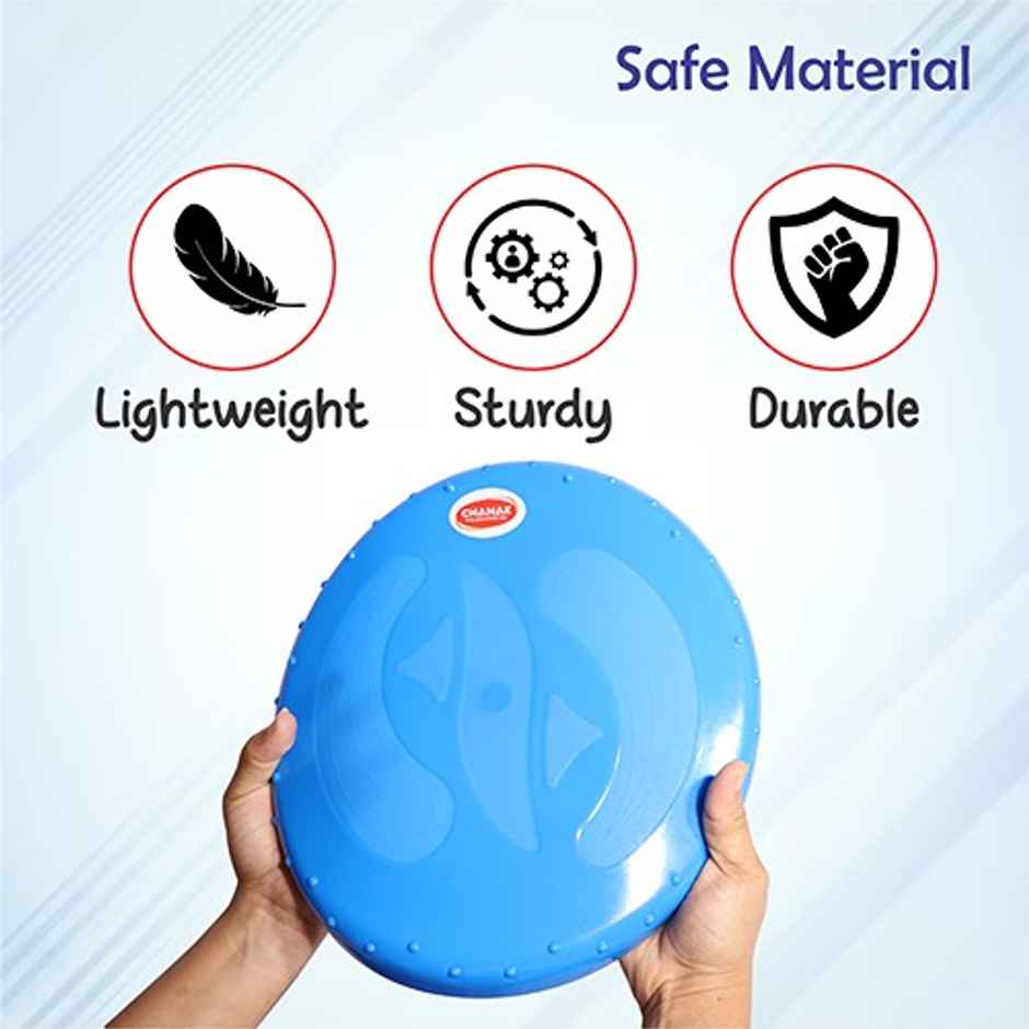 Aditi Toys Flying Disc Frisbee Picnic, Beach for Kids & Adults - Outdoor Game, Red/Blue