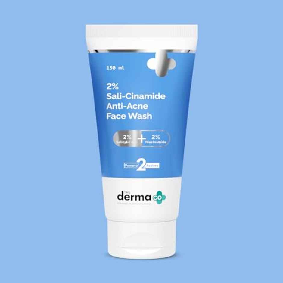 The Derma Co Sali-Cinamide Anti-Acne Face Wash with 2% Salicylic Acid & 2% Niacinamide