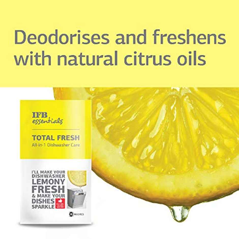 Ifb Essentials Sensora Dishwasher Freshener (1pc) & Ifb Essentials Autodish - Rinse Aid (200ml) Combo
