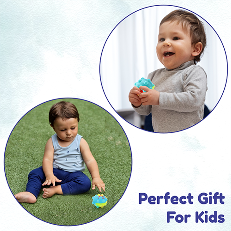 Aditi Toys Pop It Ball with LED - Light-Up Bubble Fidget Ball Toy for Kids' Sensory Fun