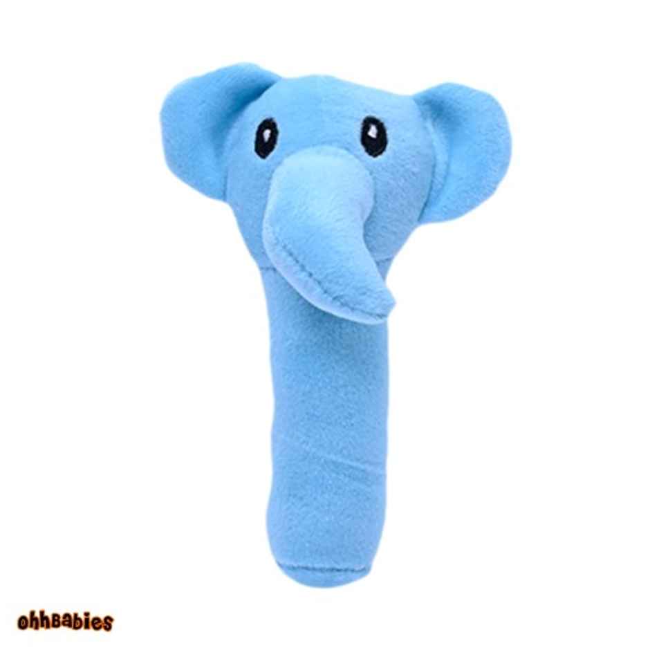 Ohhbabies Monkey With Elephant Baby Rattle Toy