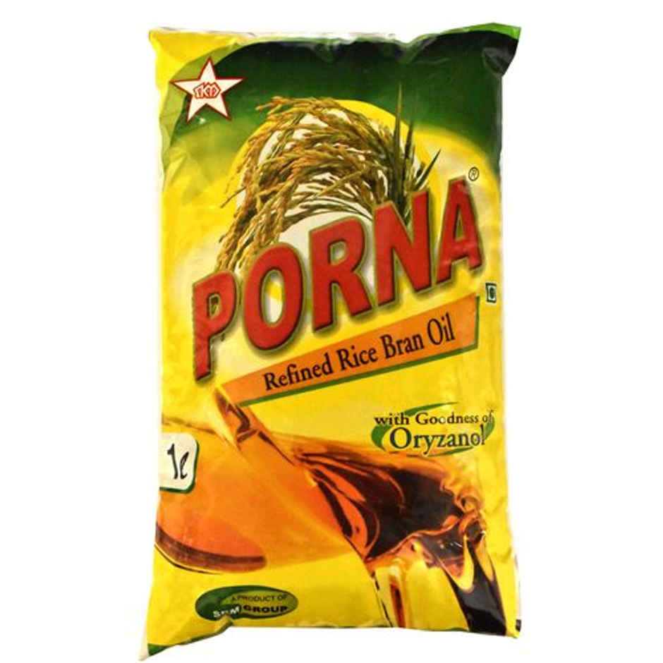 Porna Refined - Rice Bran Oil Pouch