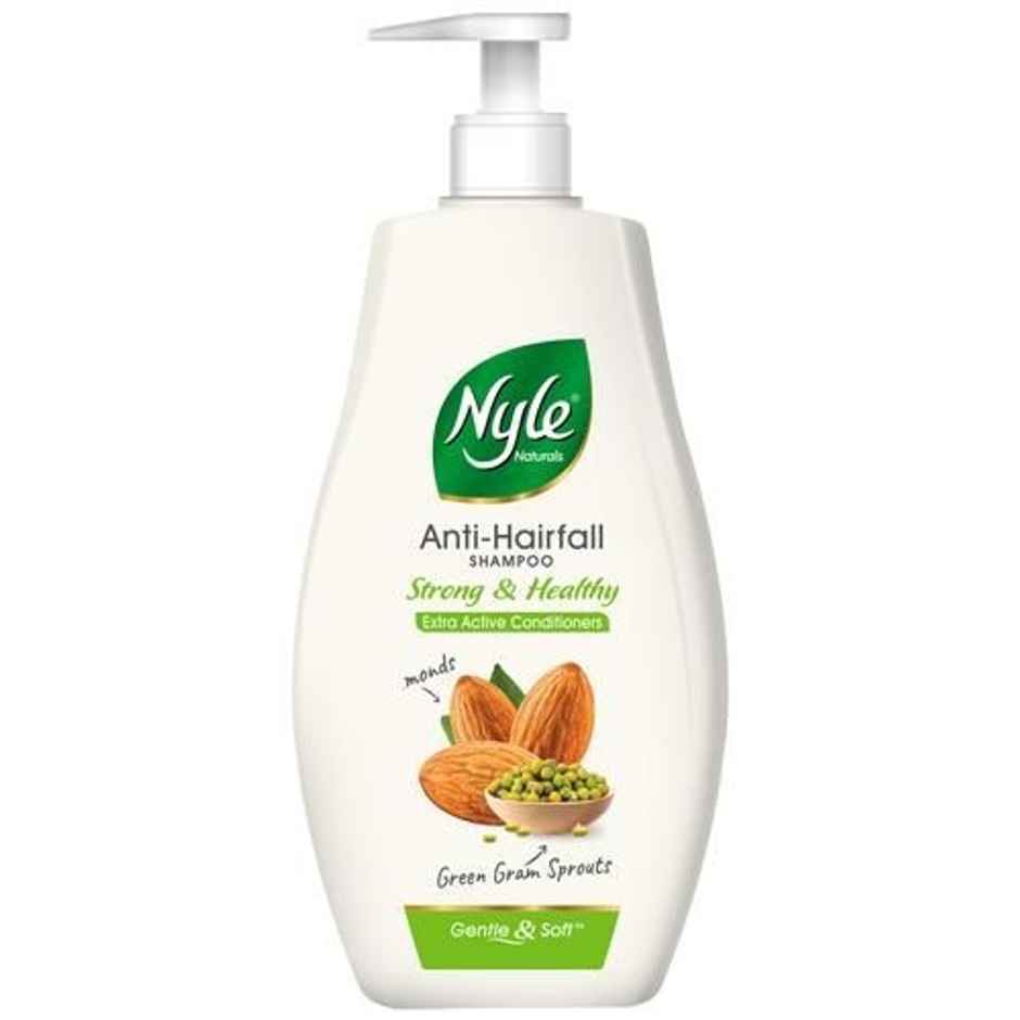 Nyle Strong & Healthy Anti-Hair Fall Shampoo - With Almonds
