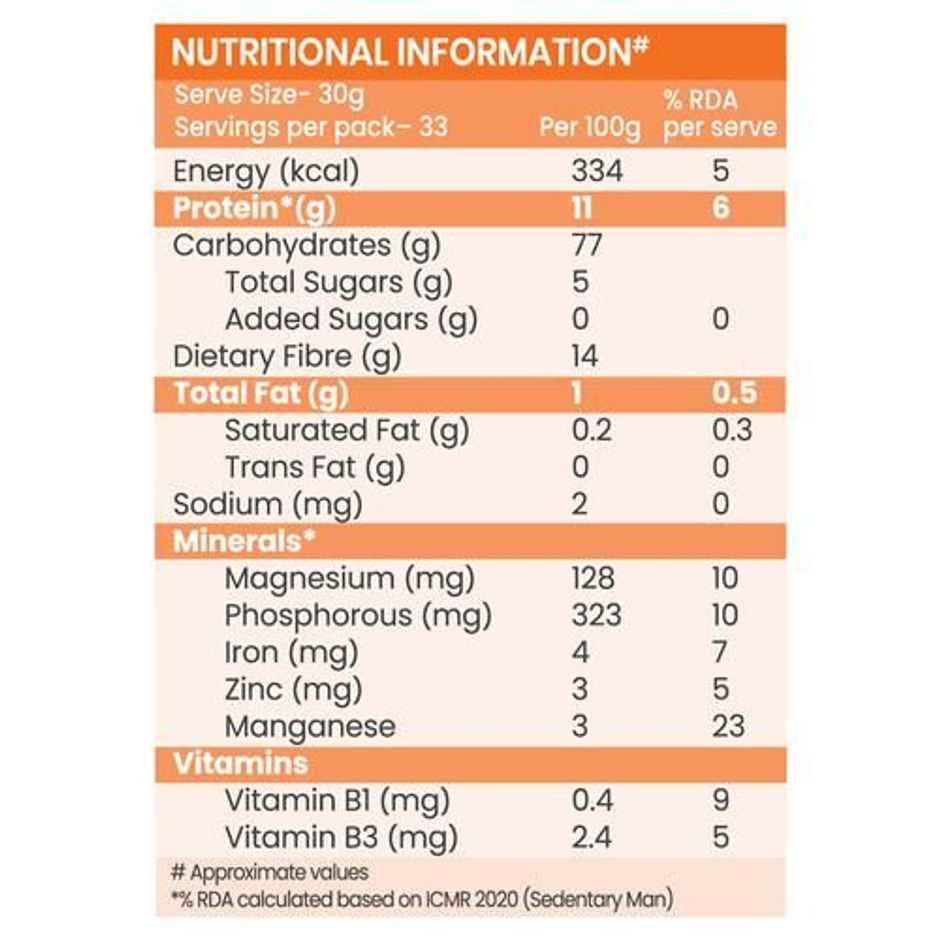 Floryo 100% Whole Mp Sharbati Wheat Atta
