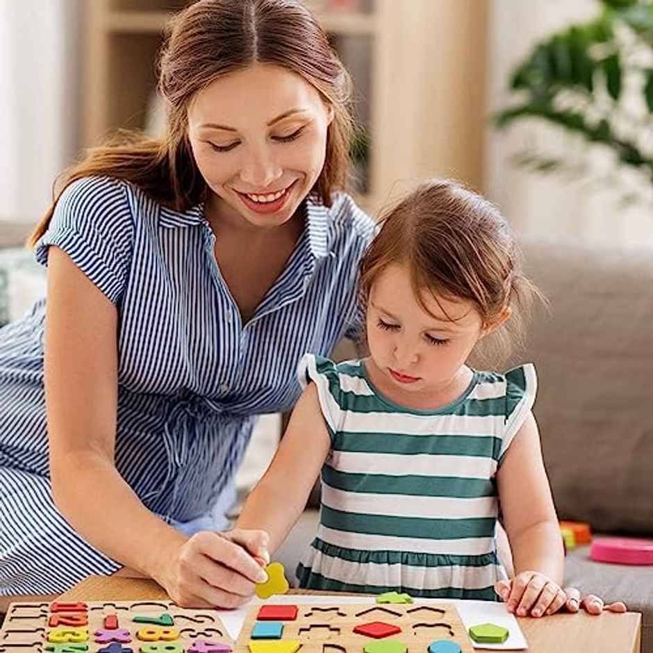 Storio 3-in-1 Wooden Puzzle Set | Early Learning Toddler Puzzles