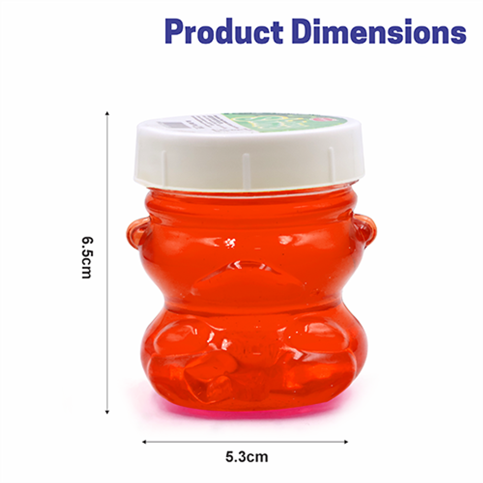 Aditi Toys Glitter Scented Slime Kit, Soft, Non-Sticky, Non-Toxic, Age 5+ | Red