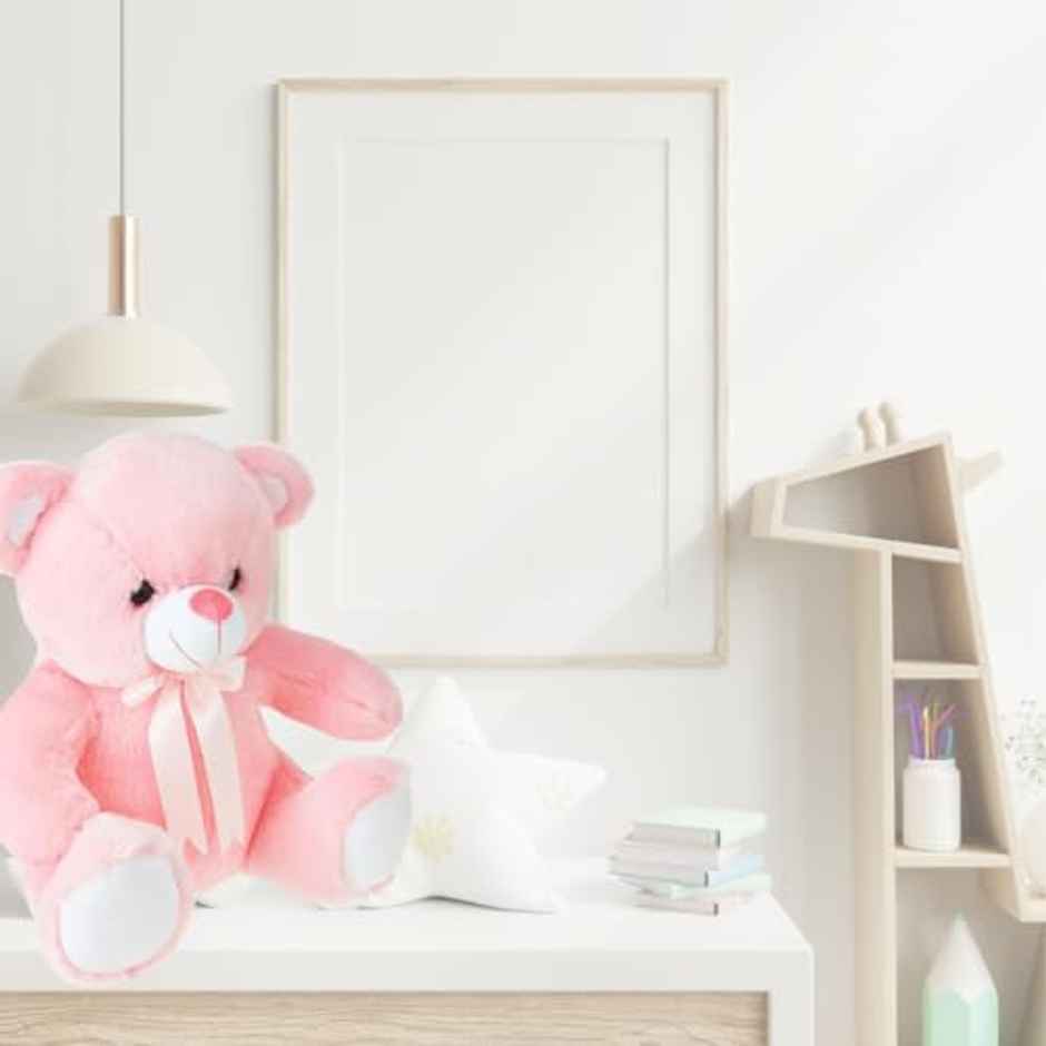Storio Toy Cute Huggable Teddy Bear | Pink - 30 cm