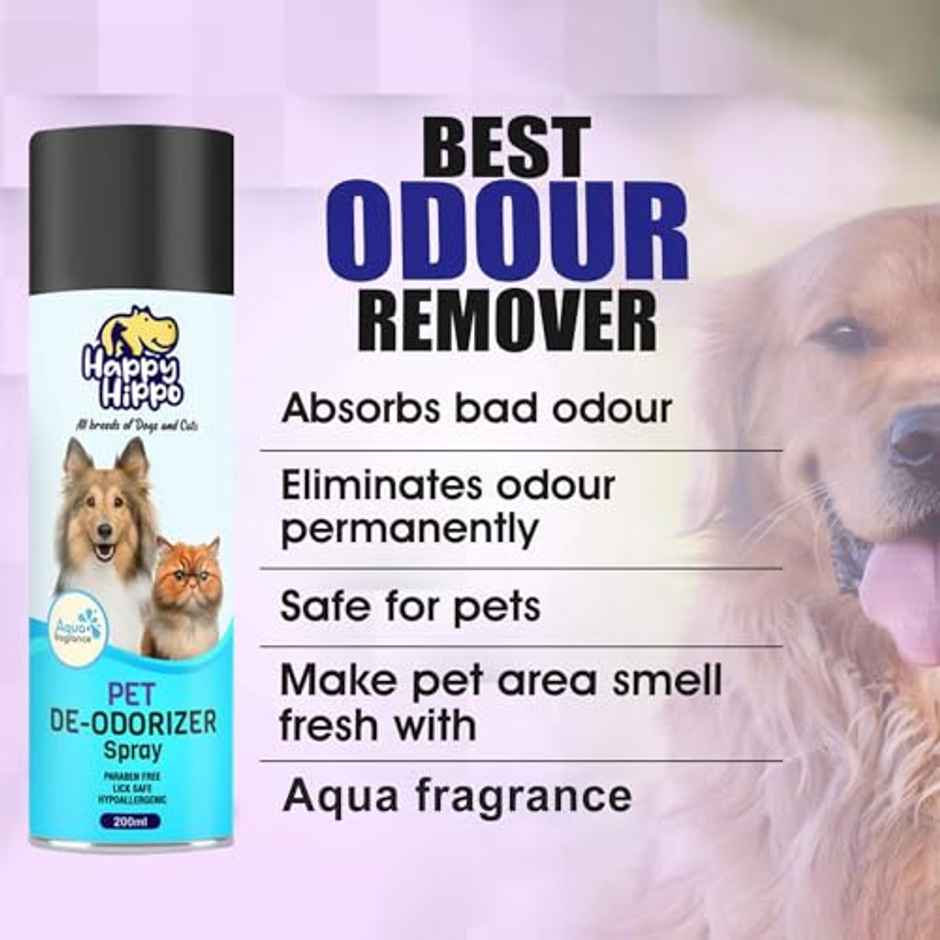 Shadow Securitronics Happy Hippo Pet Odour Spray | Aqua