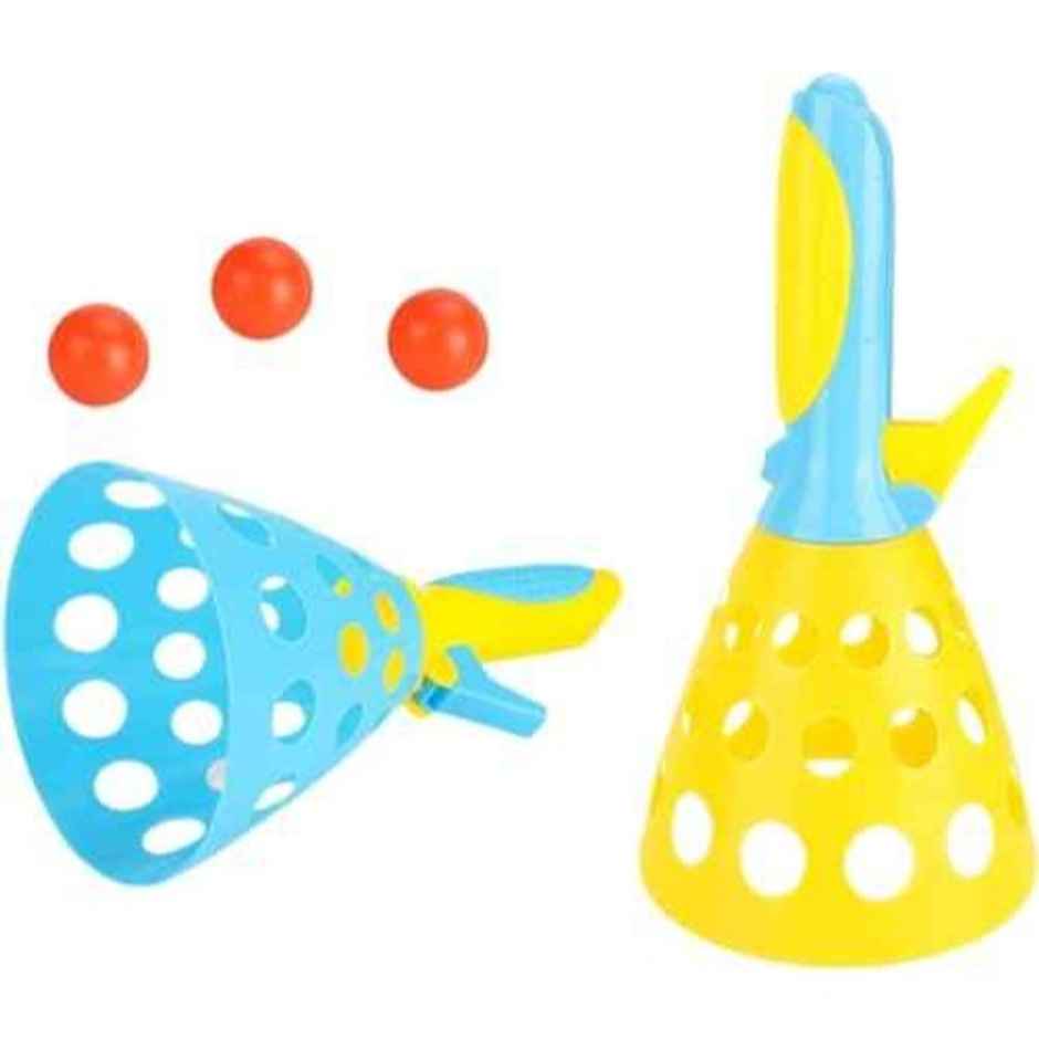Storio Click And Catch Pop & Catch Twin Ball Play Fun | Multicolour