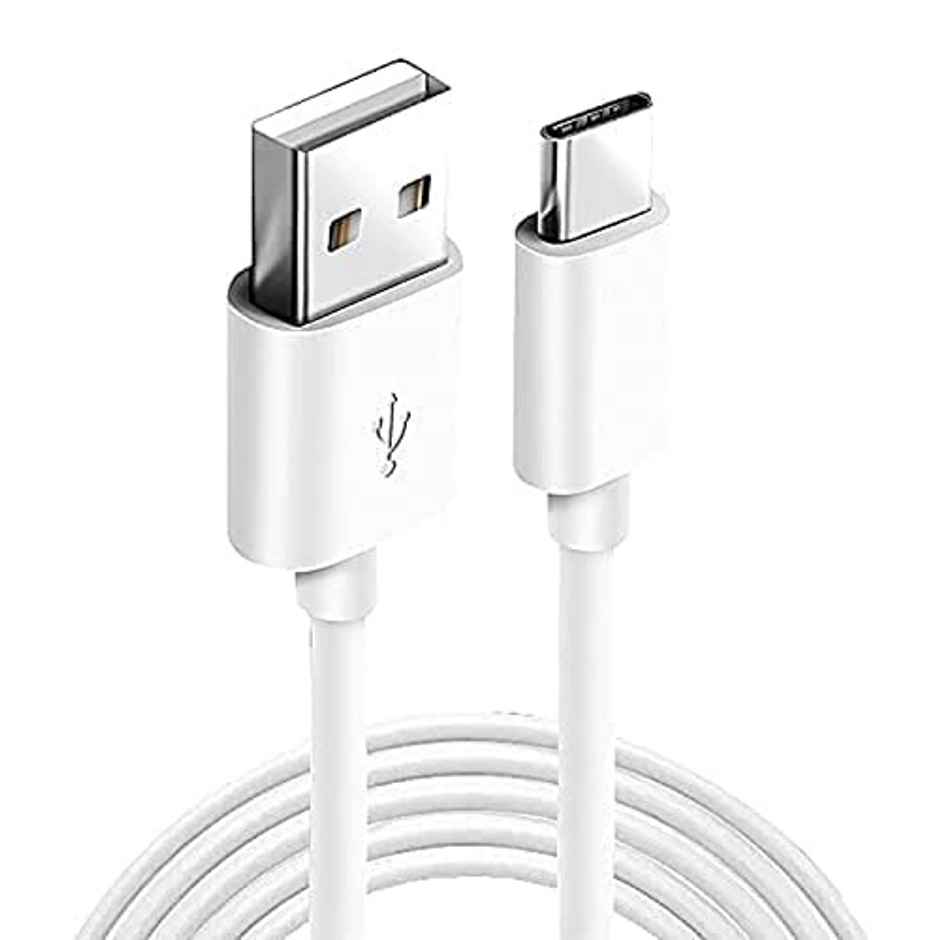 Basics Ind Fast Charging Usb To Type C Charging Cable | White