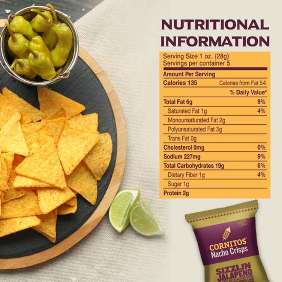 Cornitos Nacho Chips - Sizzlin Jalapeno Combo