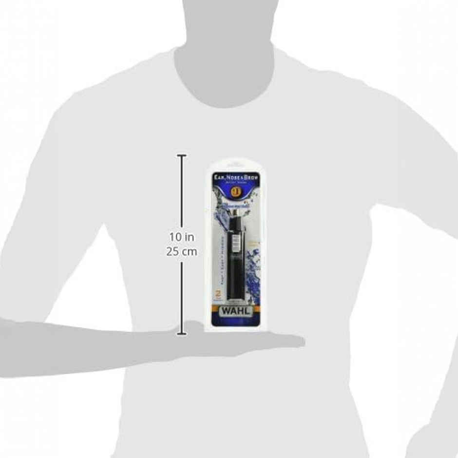 Ear, Nose & Brow Trimmer for Men | Stainless Steel Blade | Black, Silver