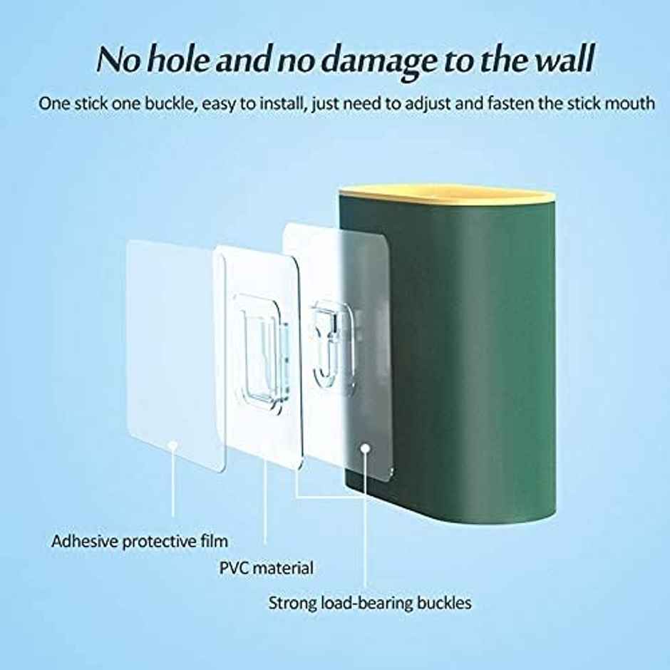 Perpetual Water Drop Toilet Brush Set | Wall-Mounted Silicone Brush with Holder | 2 Pcs