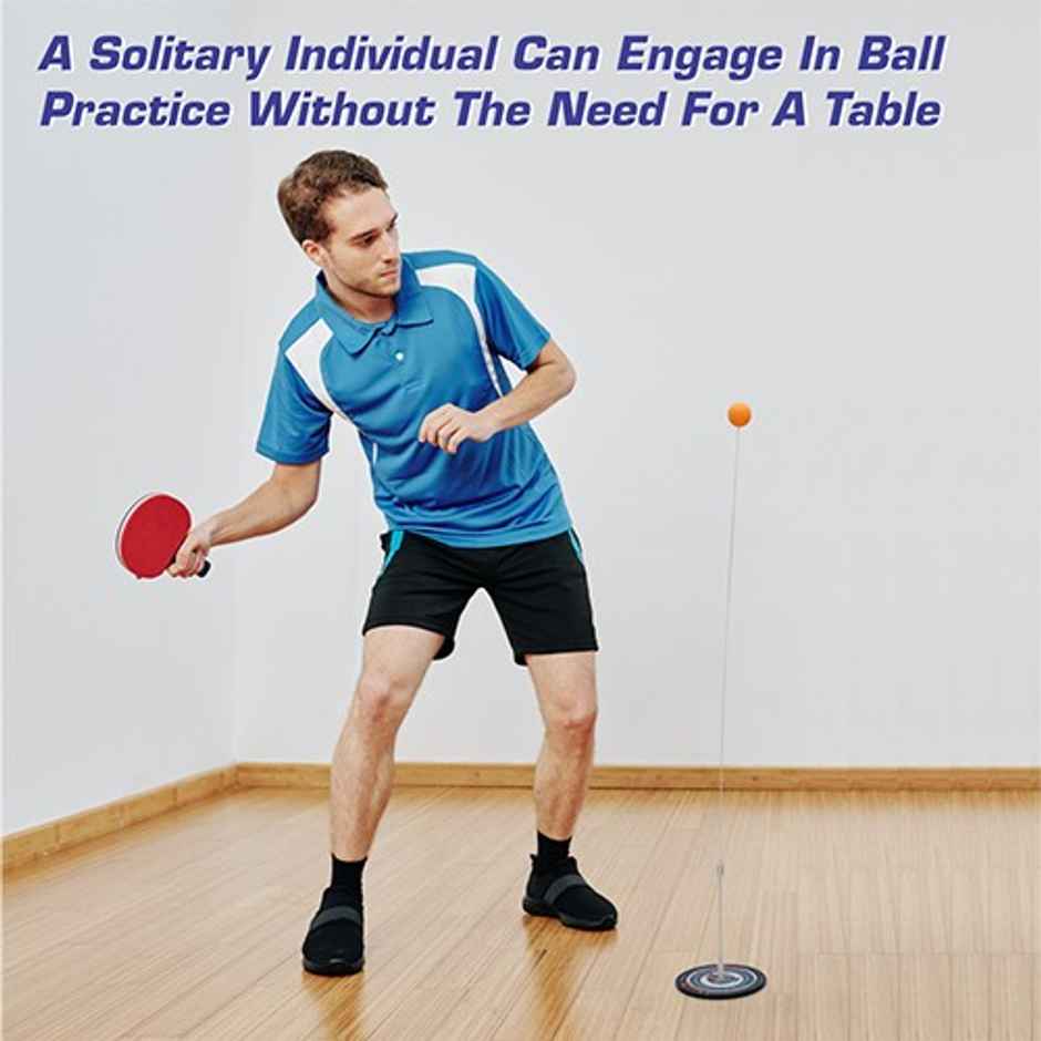 Aditi Toys Table Tennis Trainer - Elastic Shaft Ping Pong Set for Kids, Indoor & Outdoor Play, 5Y+