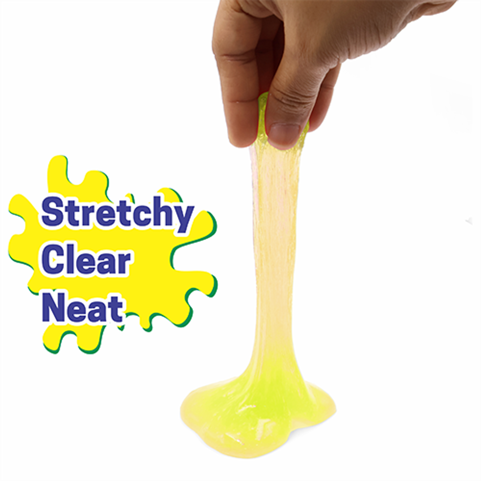 Aditi Toys Glitter Scented Slime Kit, Soft, Non-Sticky, Non-Toxic, Age 5+ | Yellow