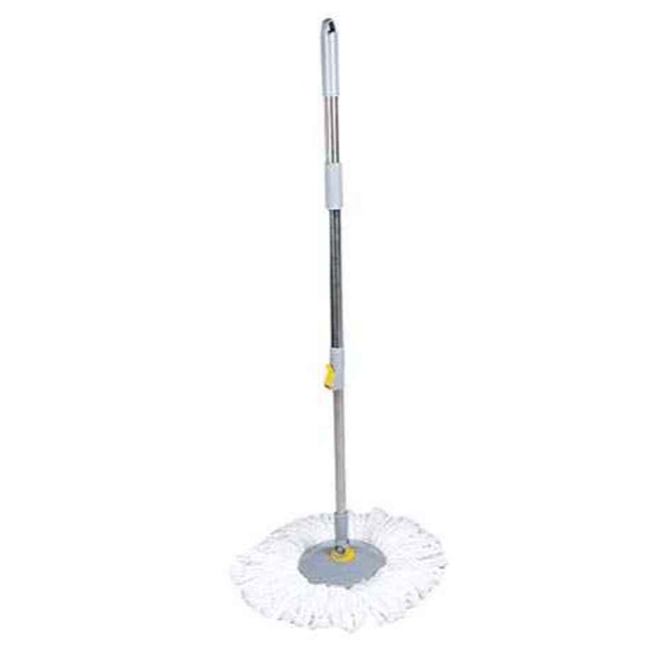 Esquire 360 Bucket Spin Mop Stick | Grey With Microfiber Refill