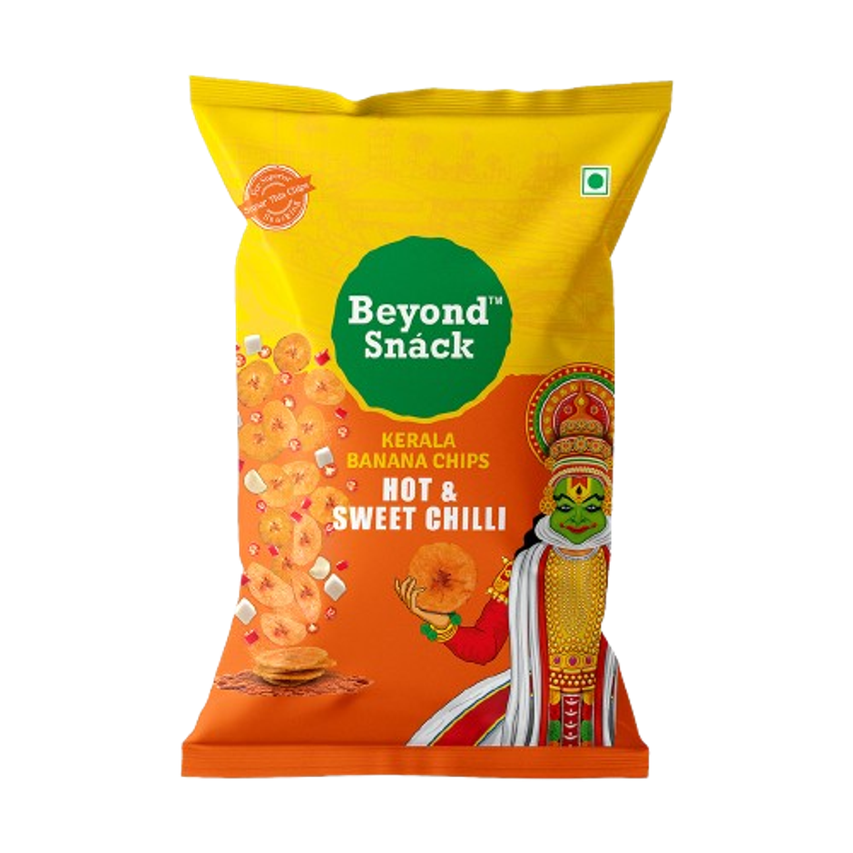 Beyond Snack Kerala Banana Chips - Hot & Sweet Chilli Combo  