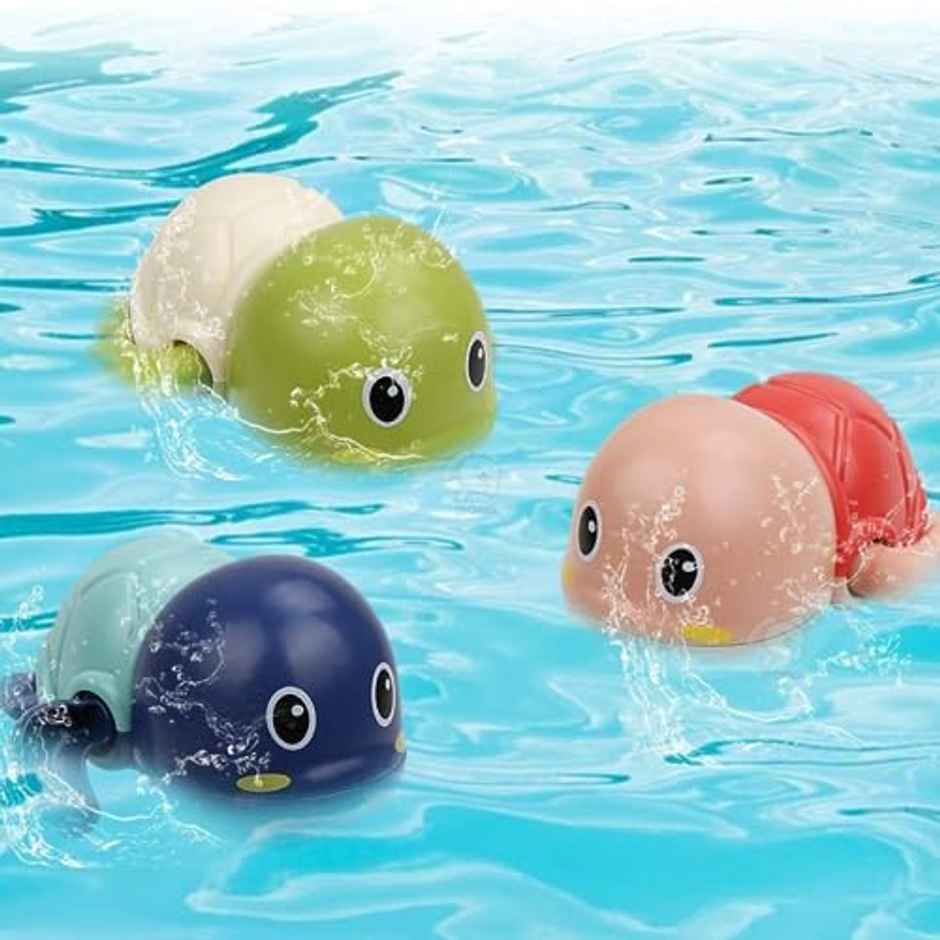 Storio Cute Swimming Baby Water Bath Toys For Toddlers | Turtle Toy