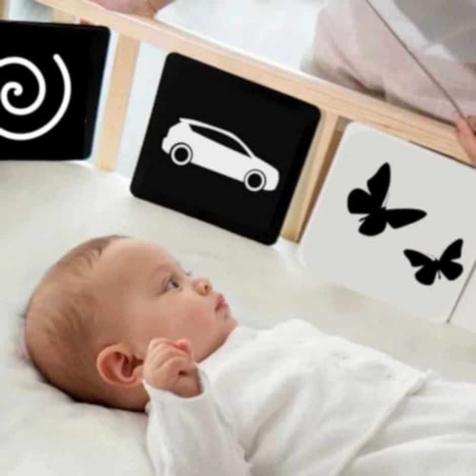 Storio Kids High Contrast Flash Cards For Babies & Infants