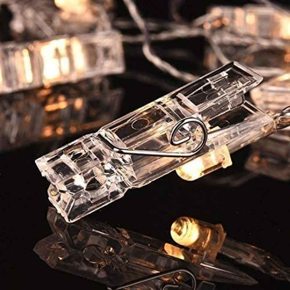 DesiDiya Clip LED String Lights - Warm White | Energy Saving