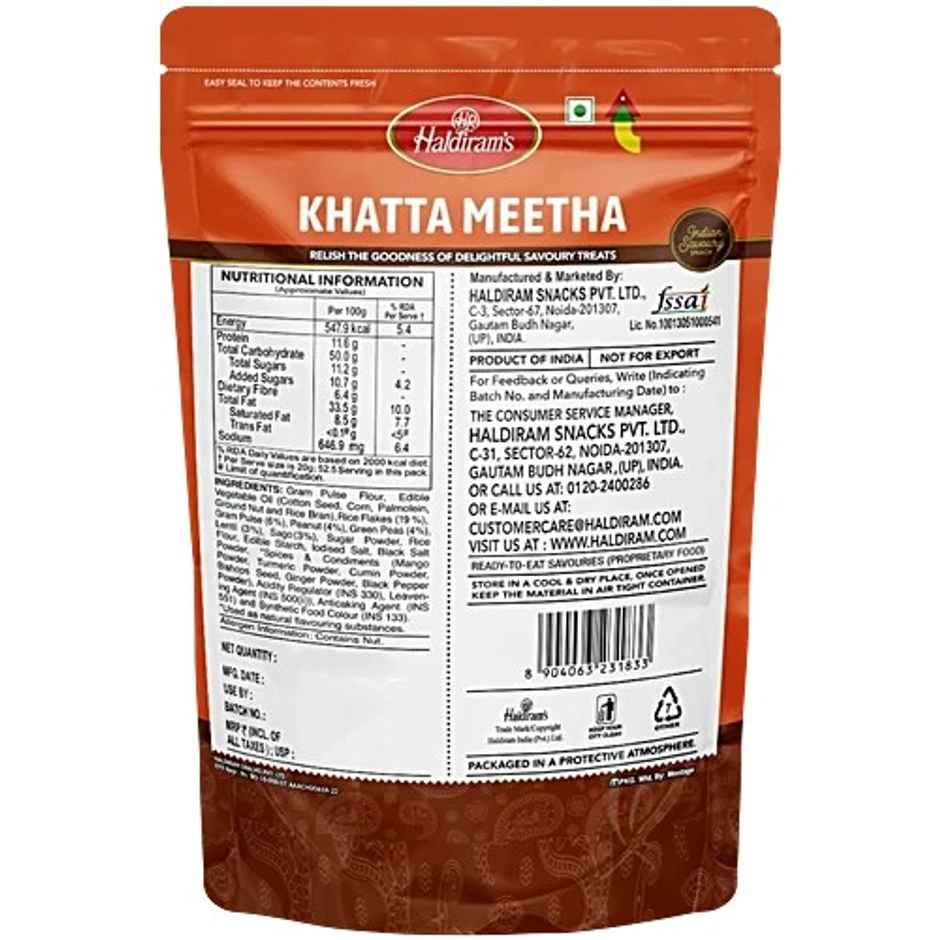 Haldiram's Khatta Meetha | Savory Snack