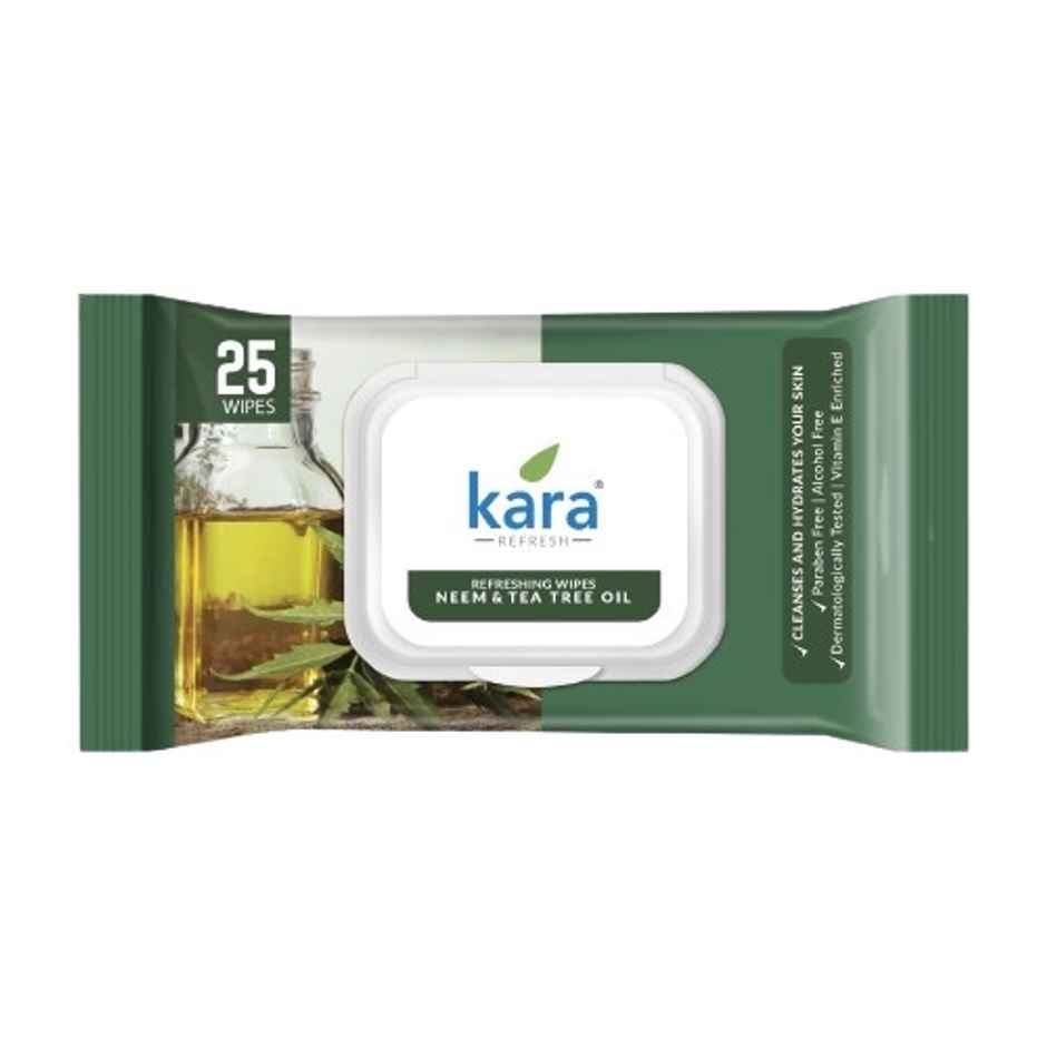 Kara Neem & Tea Tree Wipes| 25 Pulls Per Pack
