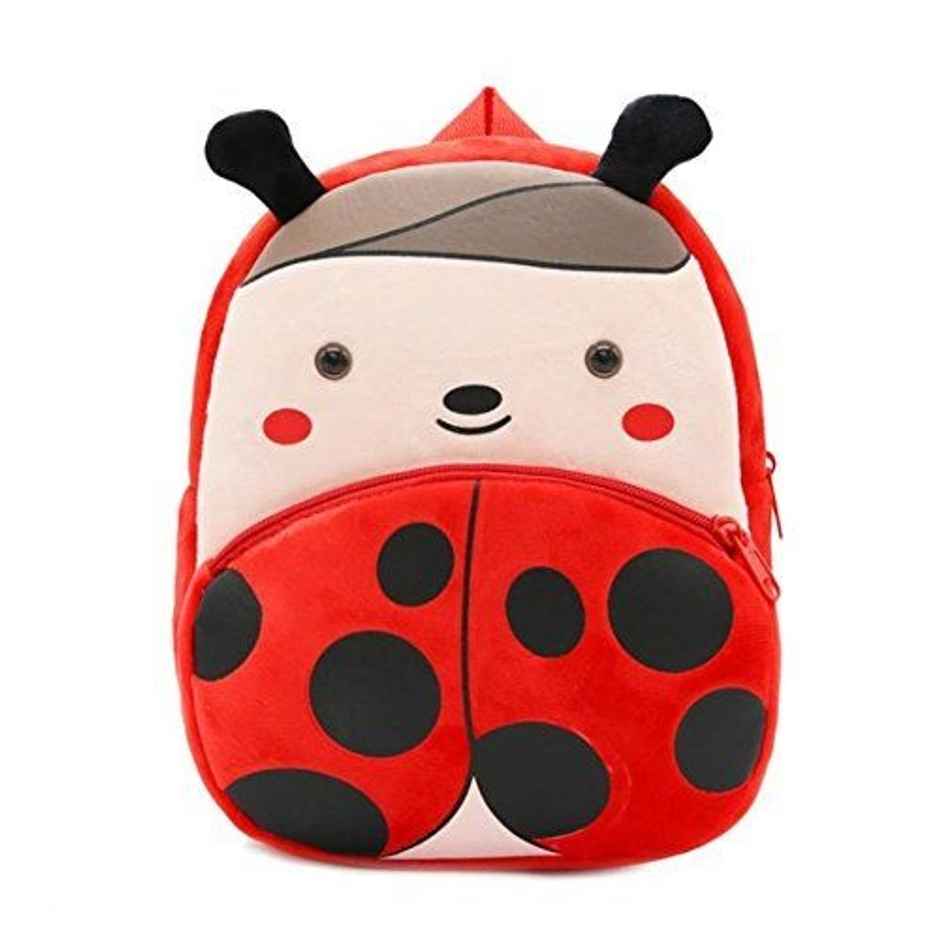 DearJoy Ladybird Kids School Bag Backpack - Red | 37cm