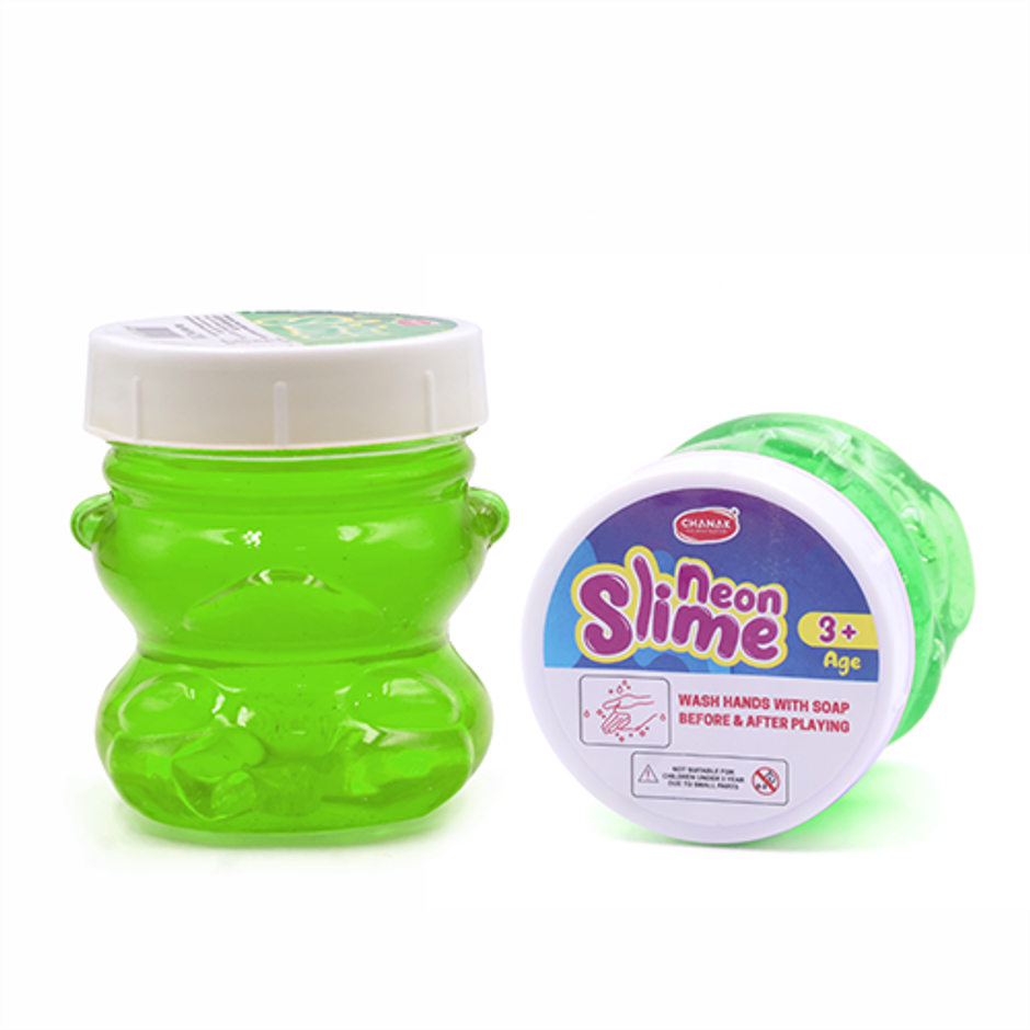 Aditi Toys Glitter Scented Slime Kit, Soft, Non-Sticky, Non-Toxic, Age 5+ | Green