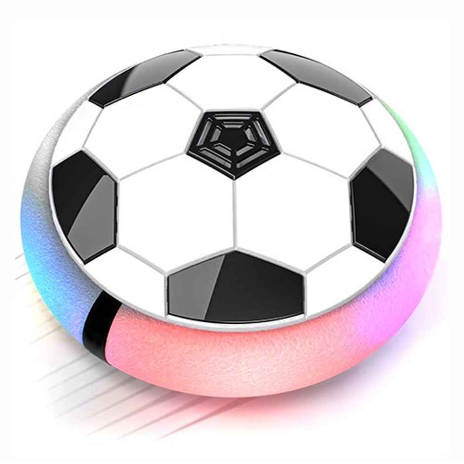 Aditi Toys Air Hover Soccer Light-Up Floating Ball with Soft Foam Bumper Indoor/Outdoor-Age 3+,White