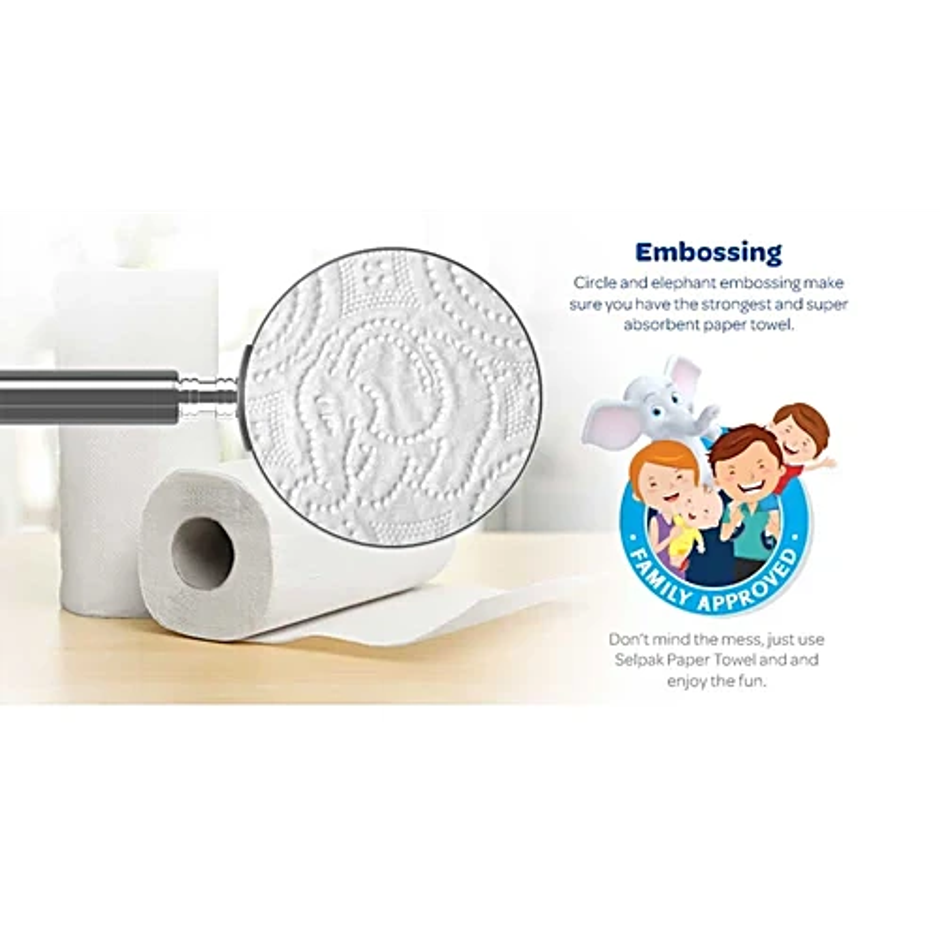 Selpak Kitchen Towel Pack | Pack of 3