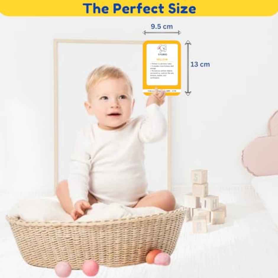Storio 7-in-1 Early Learning Flashcards | 196 Cards for Kids | 12 + months