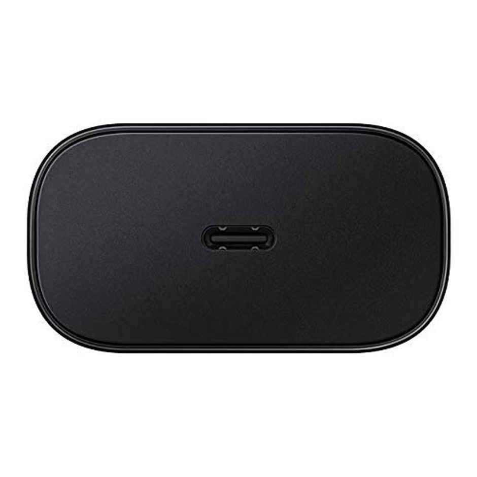 Samsung Original 25W Single Port Type-C Fast Charger - Black (Cable Not Included)