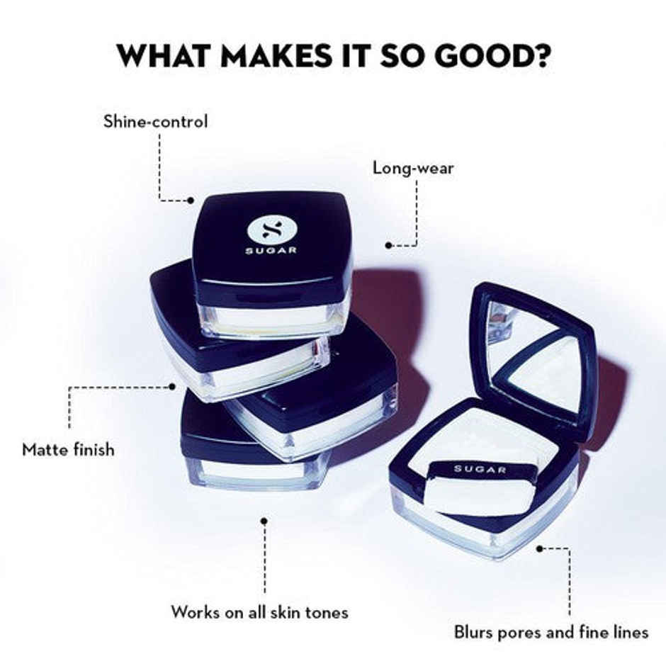 SUGAR Cosmetics All Set To Go Translucent Powder