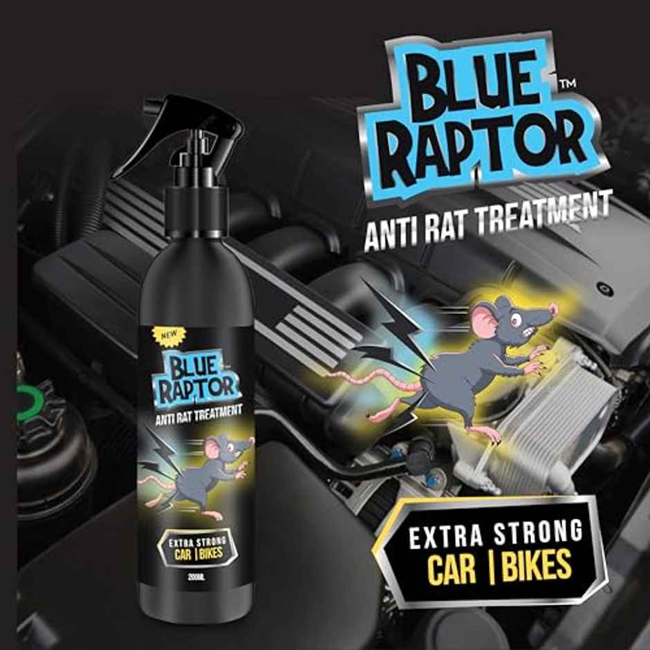 Blue Raptor No Entry Highly Effective Rat Repellent Car Spray | Odour-Free