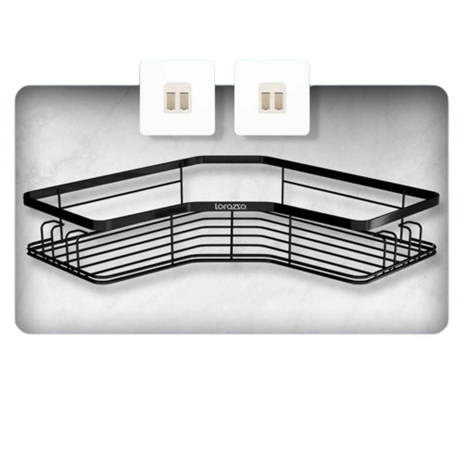 Lorazzo Premium Bathroom Corner Shelves- Self Adhesive Without Drill