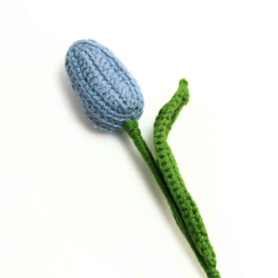 The Kalaa Store Handcrafted Crochet Solo Tulip Gift Box