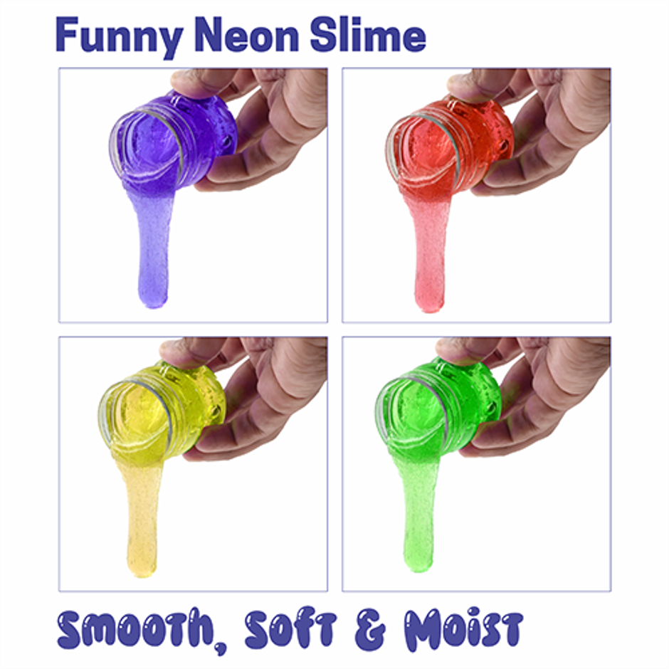 Aditi Toys Glitter Scented Slime Kit, Soft, Non-Sticky, Non-Toxic, Age 5+ | Multicolour