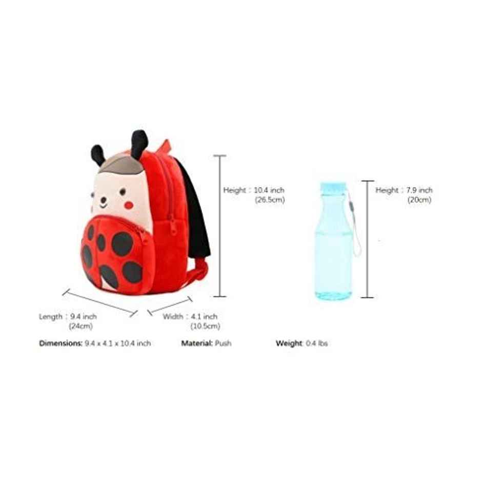 DearJoy Ladybird Kids School Bag Backpack - Red | 37cm