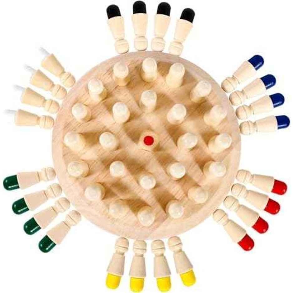 Storio Geometric Memory Chess | Shape Sorting Educational Puzzle