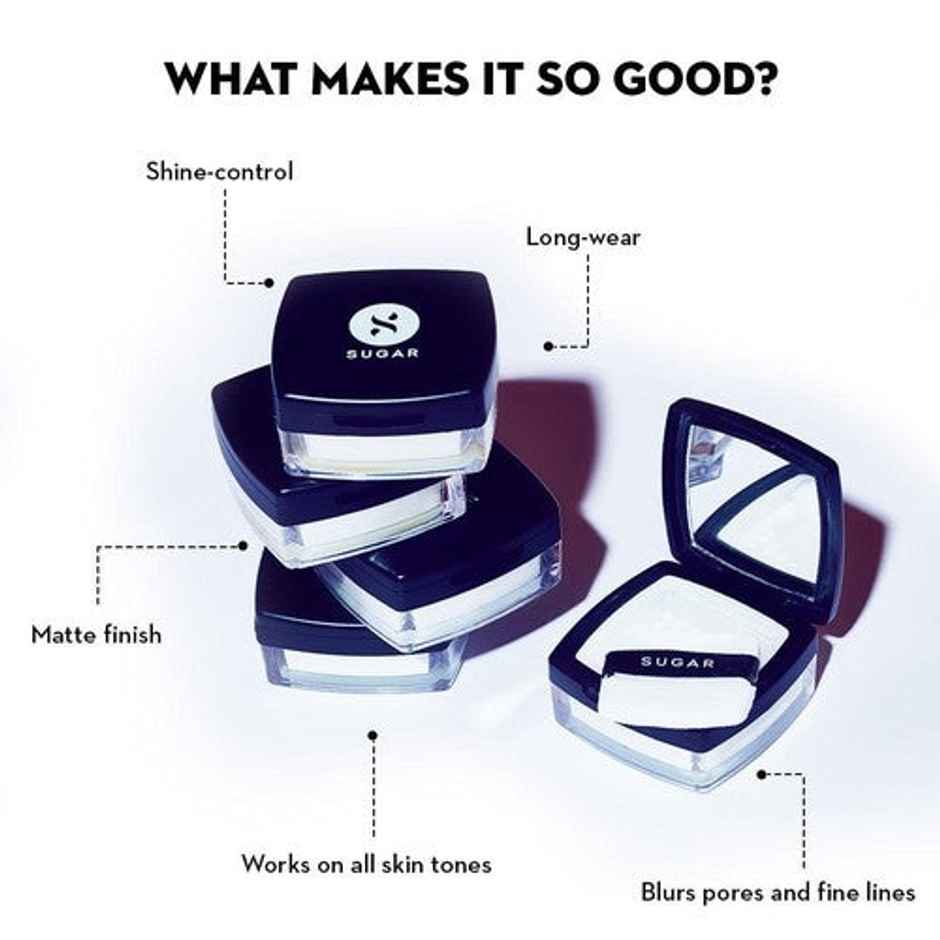 SUGAR Cosmetics All Set To Go Translucent Powder