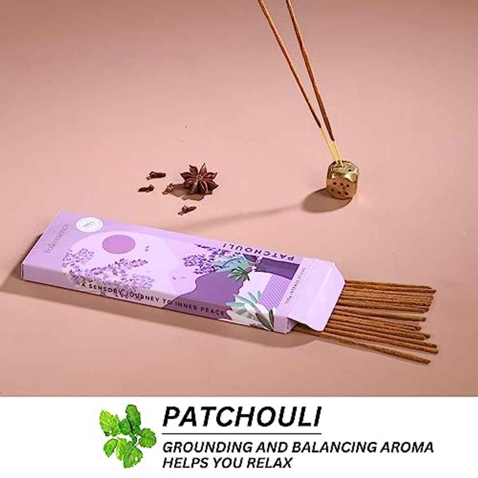 Folkulture Incense Sticks, Pack of 75 Masala Incense Sticks, Patchouli