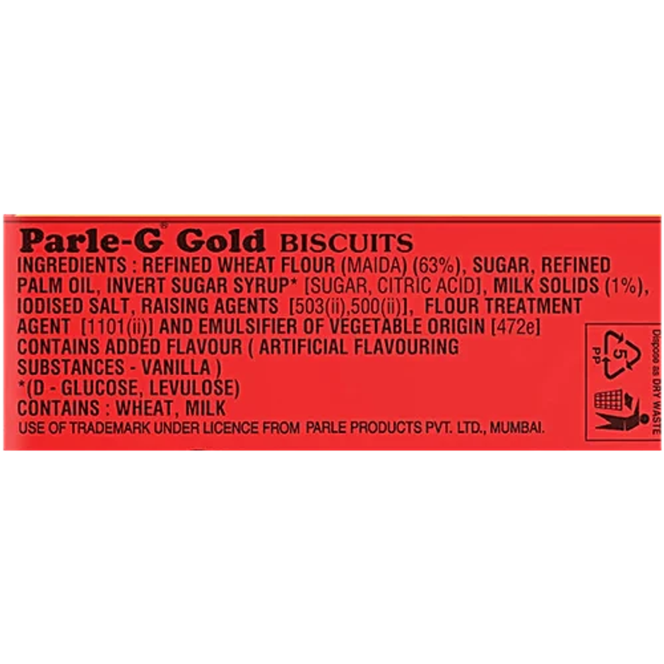 Parle Gold Vanilla Glucose Biscuits | Trans Fat-free Combo