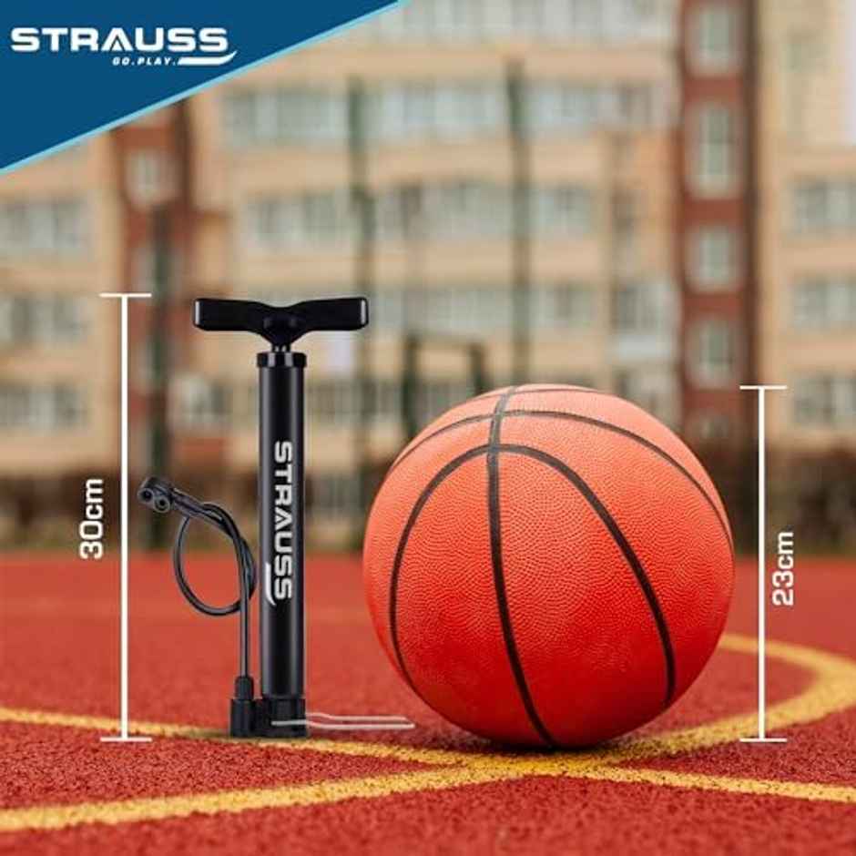 Strauss Bicycle Air Pump, (Black)