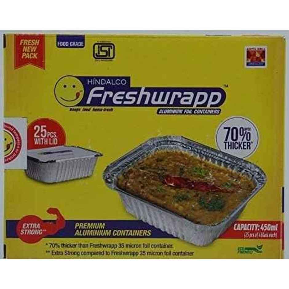 Freshwrapp Aluminium Containers | 450 ml