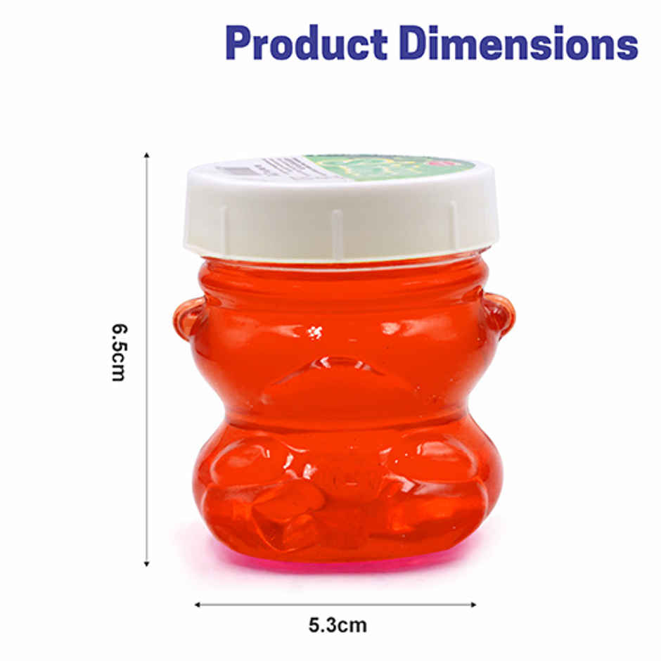 Aditi Toys Glitter Scented Slime Kit, Soft, Non-Sticky, Non-Toxic, Age 5+ | Red