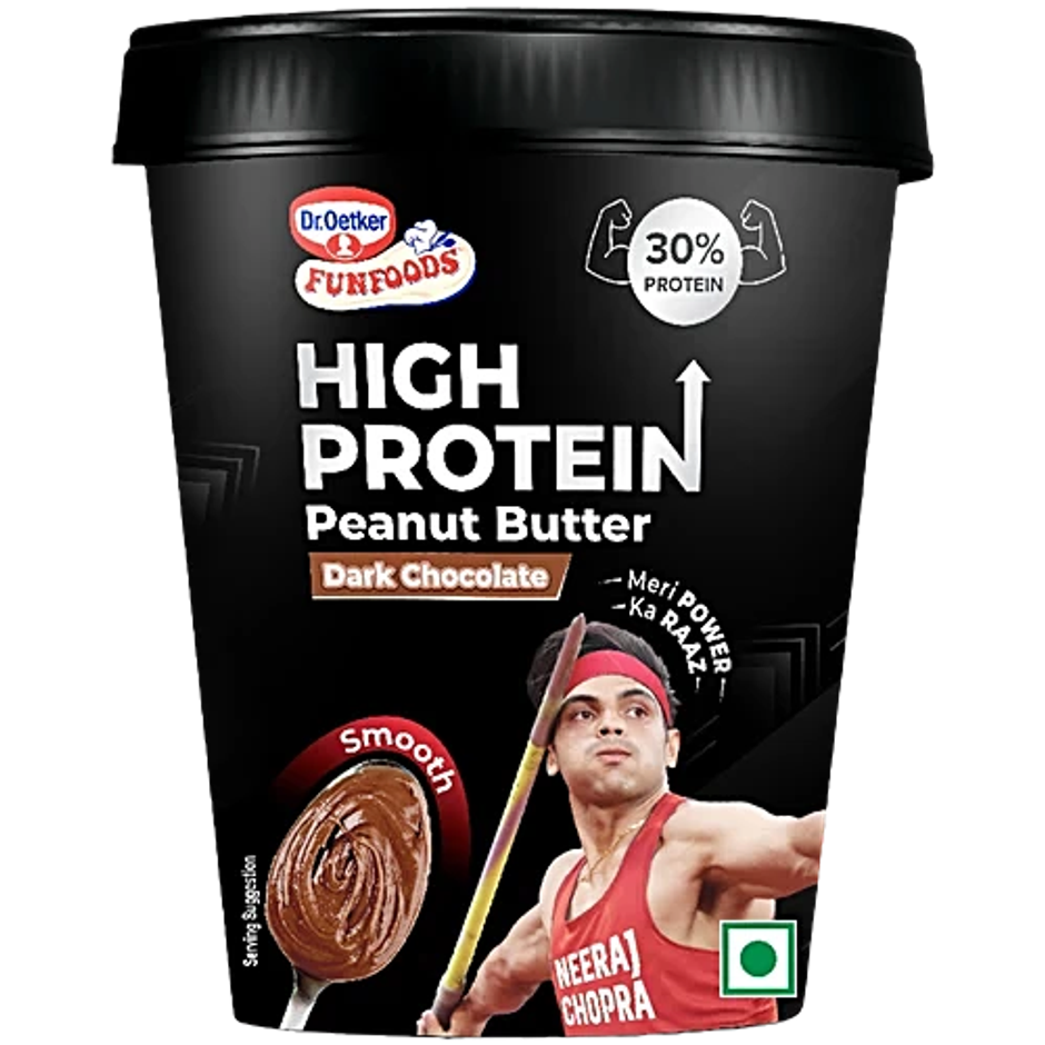 Dr. Oetker Fun Foods High Protein Peanut Butter Dark Chocolate Smooth