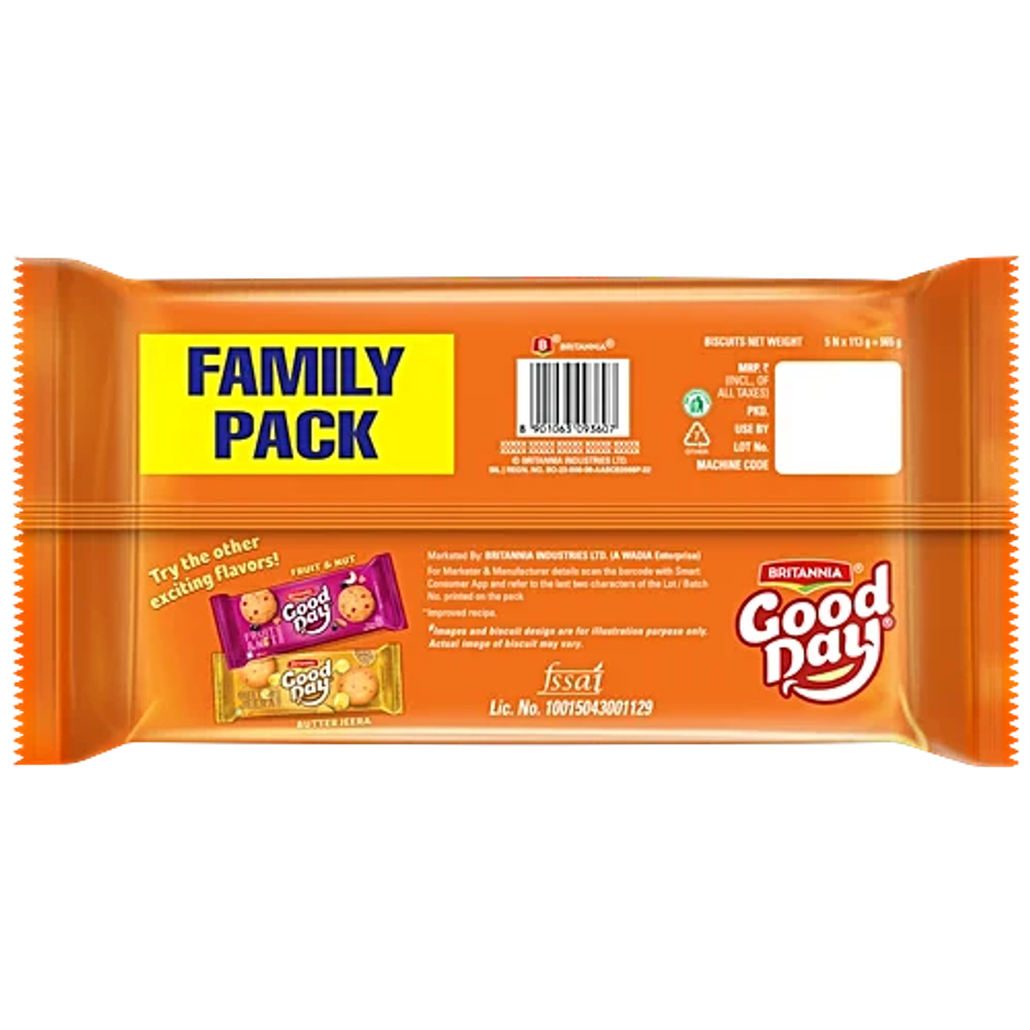 Britannia Good Day Cashew Cookies| Trans Fat-free