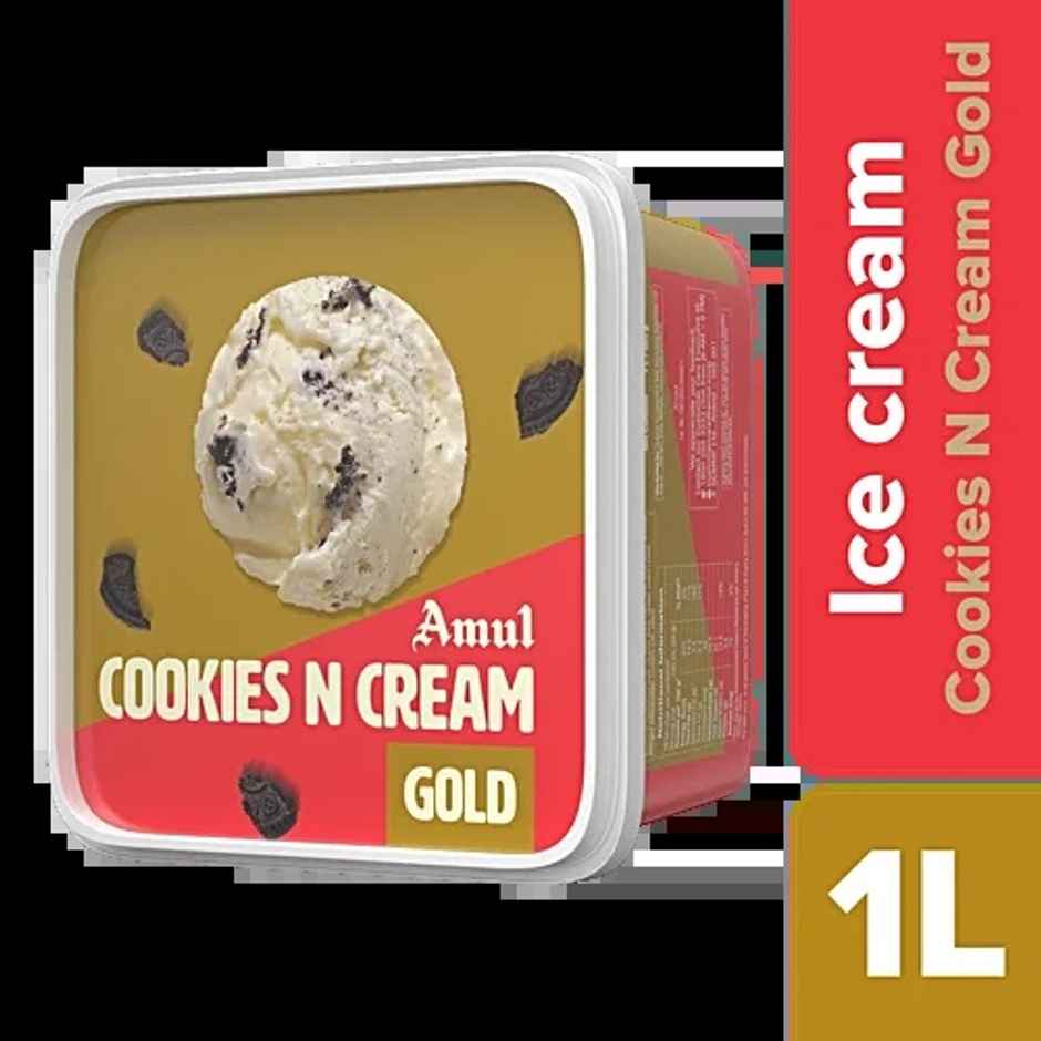 Amul Gold Cookies & Cream Ice Cream Tub